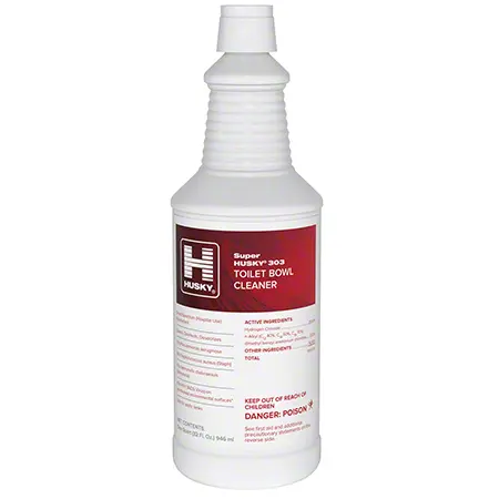 Husky 303 | Toilet Bowl Cleaner (23% HCl) (High Acid) | 1 Quart