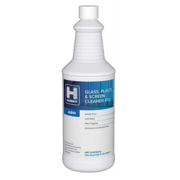 Husky 420 | Glass, Plastic & Screen Cleaner RTU | 1 Quart