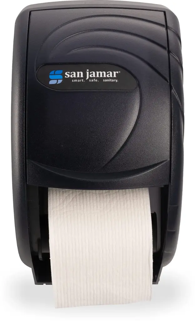 San Jamar® Duett Toilet Tissue Dispenser Oceans Series | R3590TBK