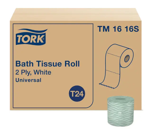 Tork Universal Bath Tissue Roll, 2-Ply | TM1616S
