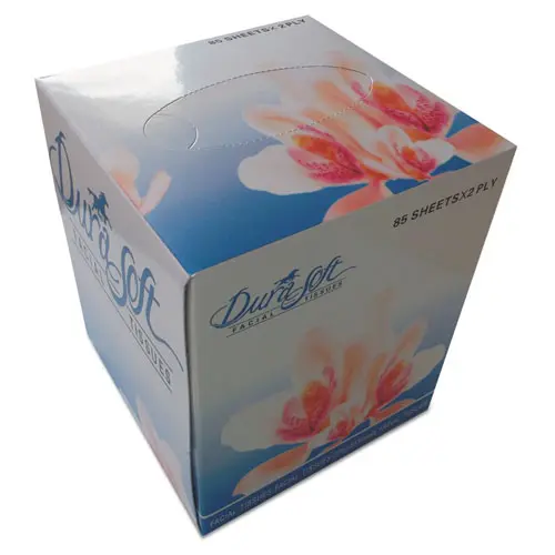 Facial Tissue Cube Box, 2-Ply, White, 85 Sheets/Box, 36 Boxes/Carton | GEN852E