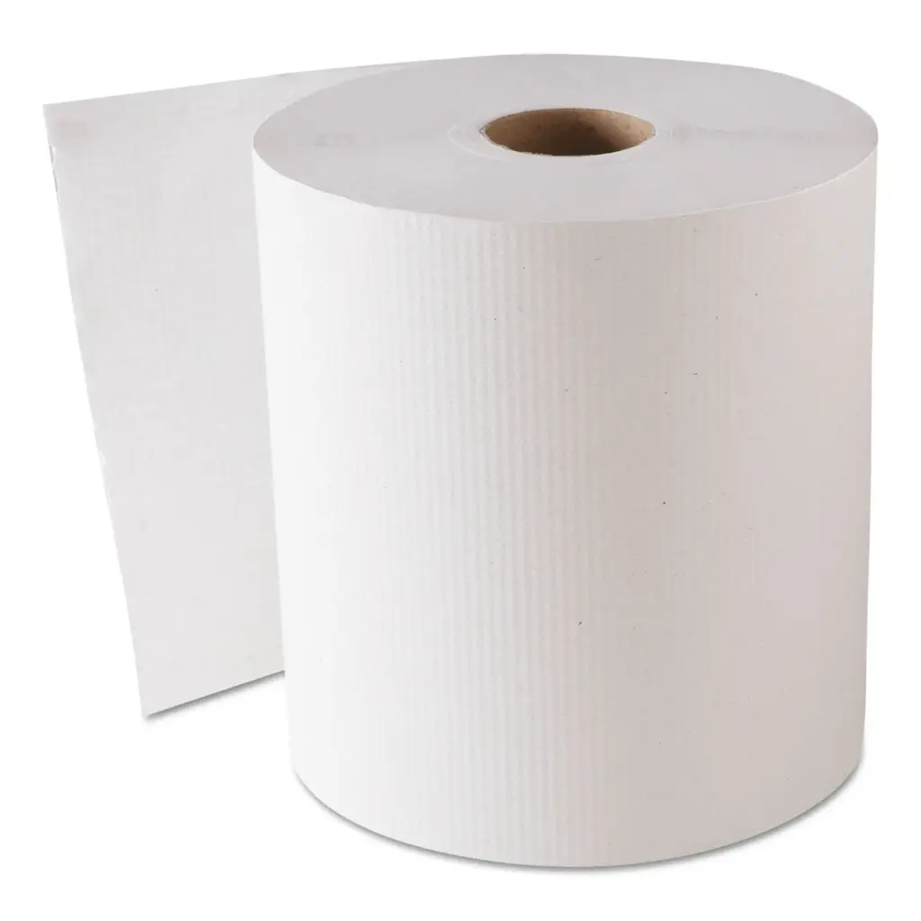GEN1820 hardwound roll towels white 8x800 ft 6 rolls per carton | GEN1820