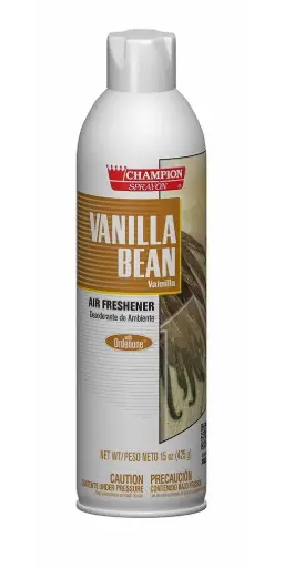 CHAMPION  Vanilla Bean Water-Based Air Freshener  5174C-X  1 Can 