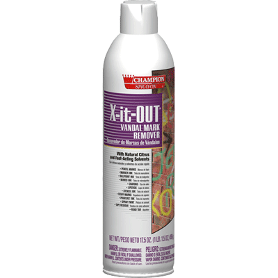CHAMPION  X-it-OUT Vandal Mark Remover | 5149C-X | 1 Can 
