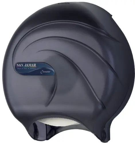 San Jamar® Jr Jumbo Toilet Tissue Oceans Series Dispenser | R2090TBK