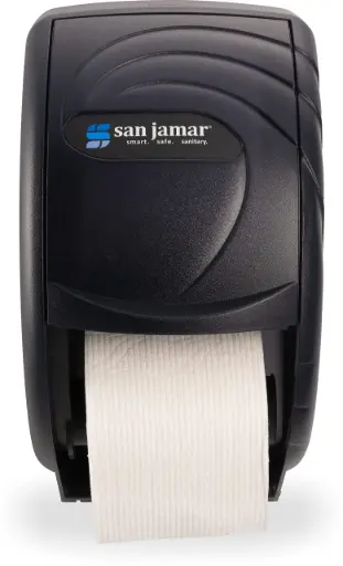 San Jamar® Duett Toilet Tissue Dispenser Oceans Series | R3590TBK