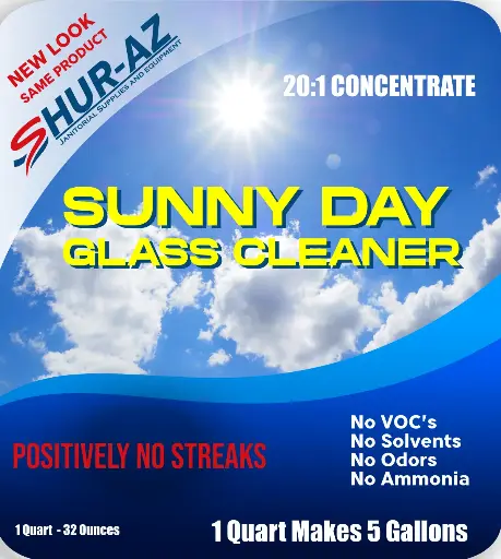 Sunny Day Glass Cleaner Concentrate (Quart)