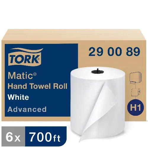Tork Universal Matic® Hand Towel Roll, 1-Ply | White | 290089