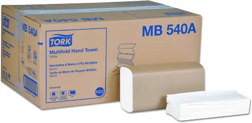 Tork Universal Multifold Hand Towel, White | MB540