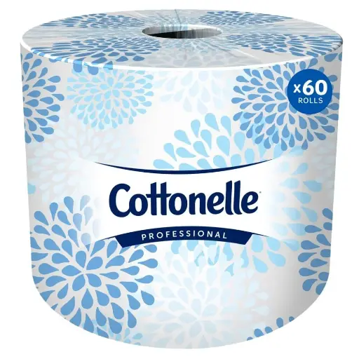 Kimberly-Clark Professional 17713 Kleenex Cottonelle Bathroom Tissue with 60 Rolls per Case, 4.09" x 4", 172.46' (Pack of 60) | 17713